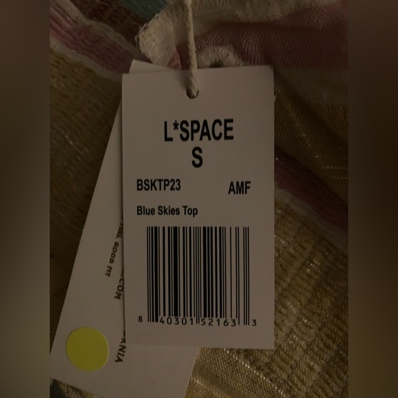 L*space blue skies top - size S - Picture 4 of 4